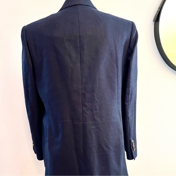 Lafayette 148 New York Linen Pickstitch Blazer - Picture 10 of 14